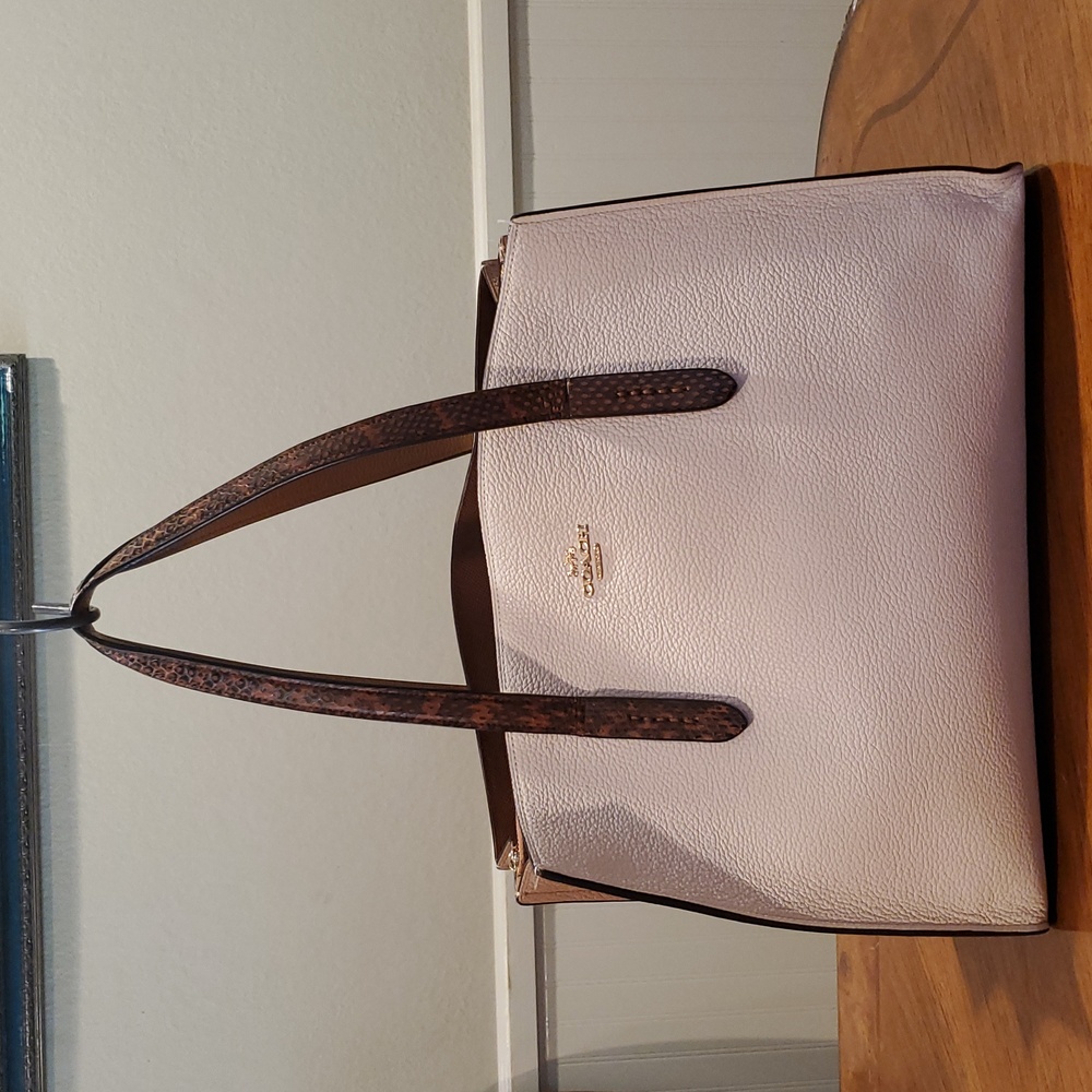 Coach Charlie Carryall Colorblock With Snake Straps - Picture 2 of 16